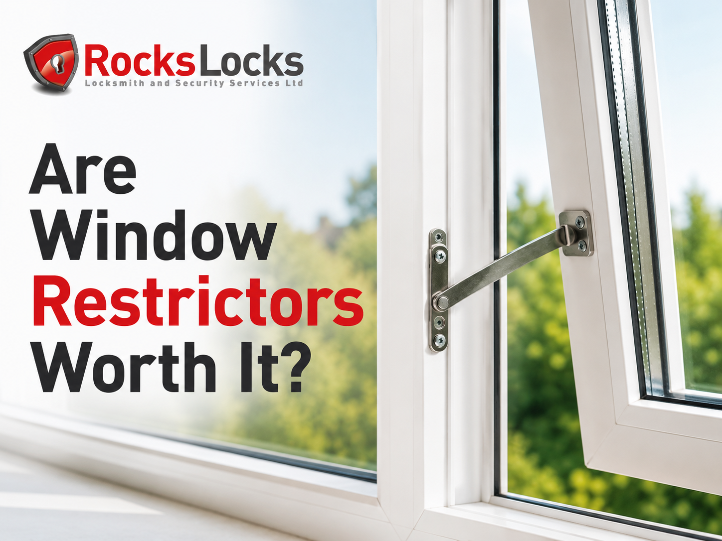 window restrictors on a upvc window