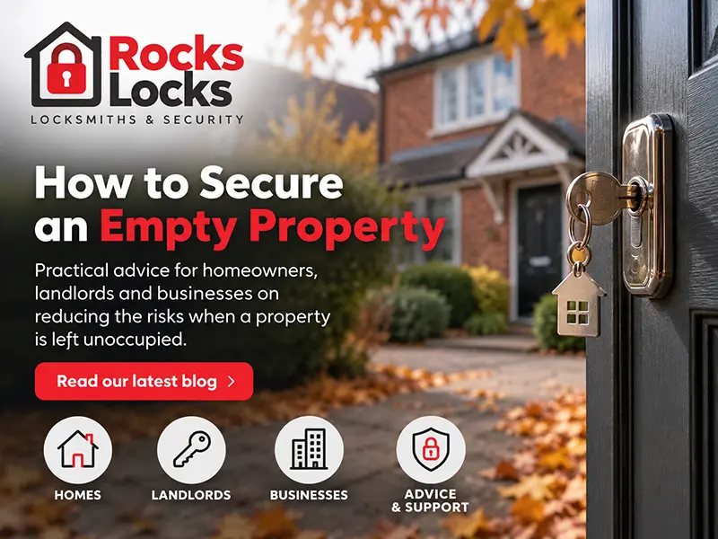 Secure empty property with professional locksmith services